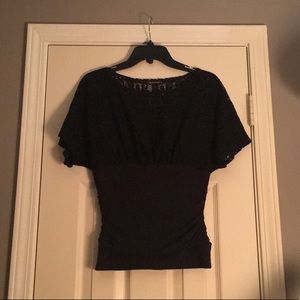 Black tank blouse
